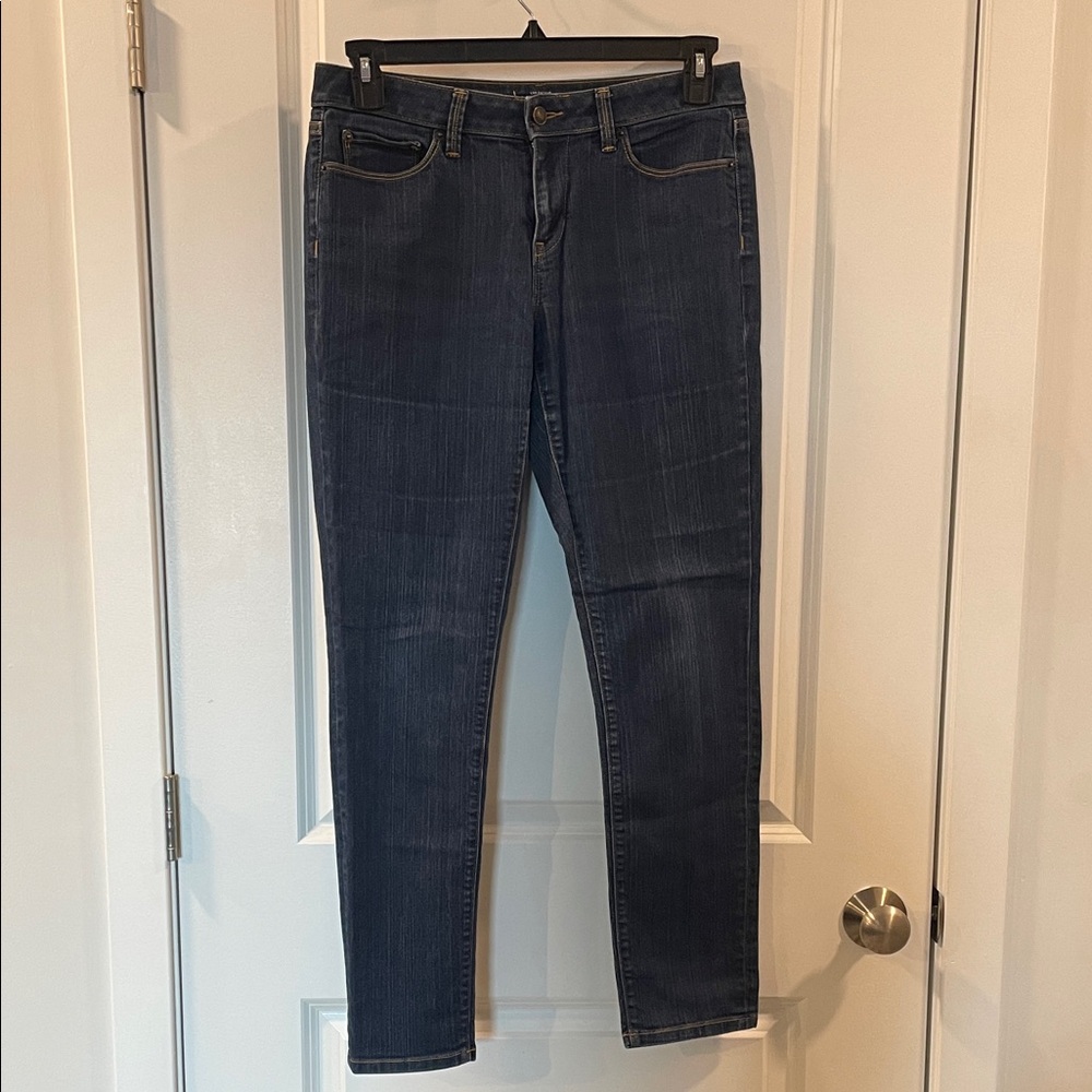 Ann Taylor LOFT Dark Wash Skinny Jeans, Women’s 6 Curvy
